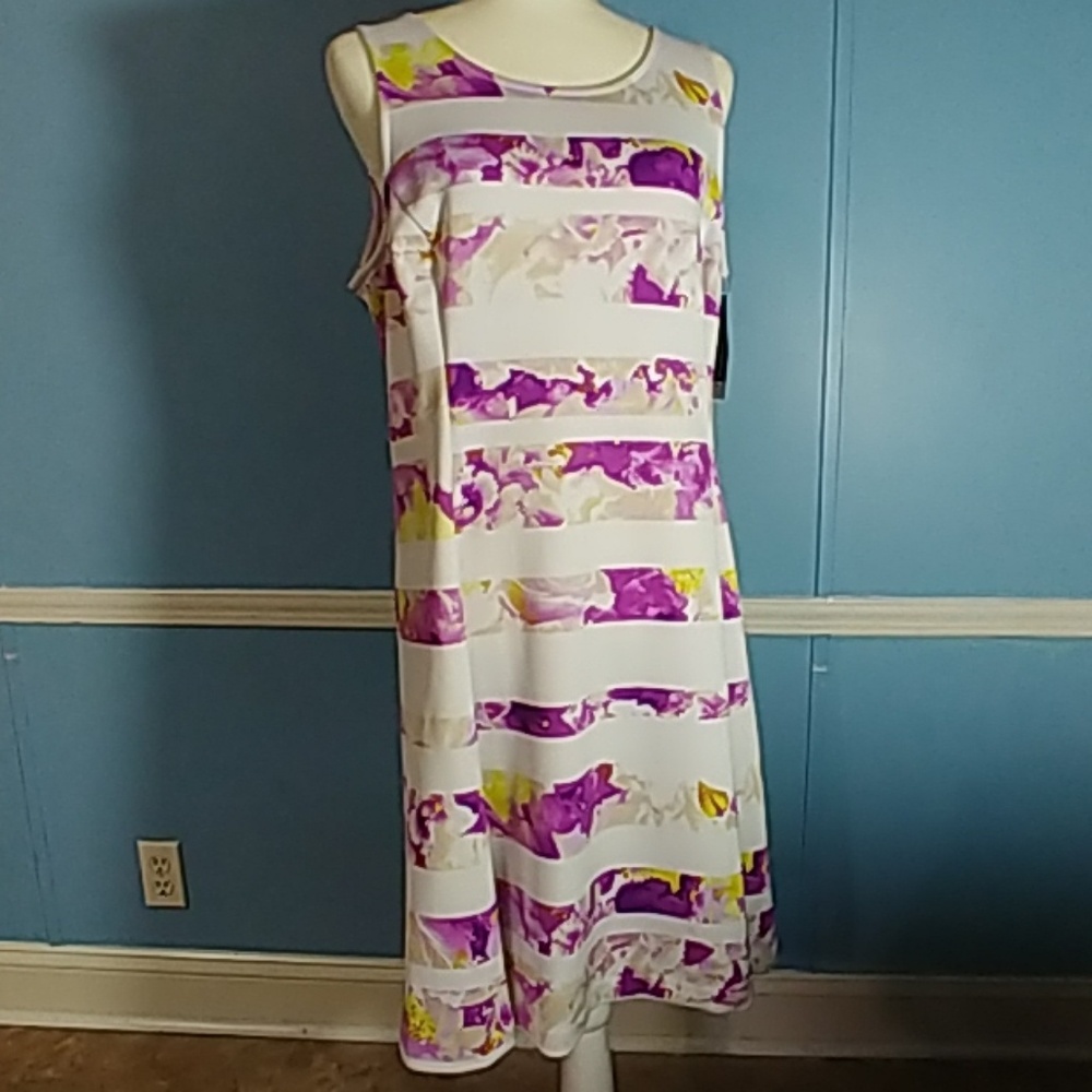 Worthington Gorgeous Colorful Dress -NEW